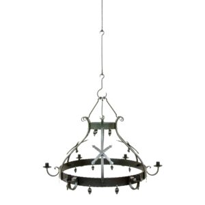 Dalpilskronan  6 ljus - Svartbehandlad